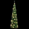 vidaXL Pop-Up-Weihnachtsbaum Künstlich 50 LEDs Grün 120 cm Produktbild-Vorschau 1