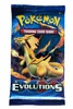 A Pokemon trading card game booster pack featuring Charizard. Produktbild-Vorschau