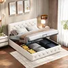ProximaX 140x200cm Beige Polsterbett mit Lattenrost, Produktbild-Vorschau 9