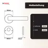 DOMINO Türgriff Drückergarnitur WC - Badezimmer Set | Produktbild-Vorschau 4