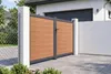 ATHOS 3 m H. 160 cm Massivholz-Schwingtor aus Teakholz mit Produktbild-Vorschau 10