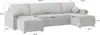 Masseno Ecksofa TESSUN mit Schlaffunktion U-Form, Sofa mit Produktbild-Vorschau 7