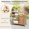 Carrello per barbecue da esterno COSTWAY, carrello di Anteprima dell’immagine prodotto 5