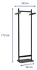 MAUL Garderobe MAULsalsa 10 Haken Standfuß 60 x 43 x 173 cm Produktbild-Vorschau 9