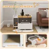 PawHut armoire à litière pour chat, armoire à litière avec Voir les images du produit 4