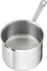 A stainless steel saucepan with a handle, shown from a slightly elevated side angle against a white background. Náhľad obrázku produktu