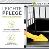 Juskys Alu Hunde-Transportbox L-X - 89x70x51 cm – Auto Produktbild-Vorschau 7