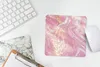 Podložka pod myš - Mramor - - Třpytky - Růžová - 20x20cm - Náhled obrázku produktu 4