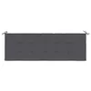 vidaXL Coussin pour banc de jardin Anthracite 150x50x3 cm Voir les images du produit 4