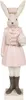 Clayre & Eef Figur Kaninchen 23 cm Beige Rosa Polyresin Produktbild-Vorschau 1