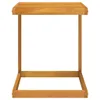 A wooden C-table is shown against a white background. Náhled obrázku produktu