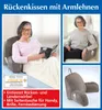 Bequemes Rückenkissen zum Sitzen im Bett, mit Tasche für Produktbild-Vorschau 6