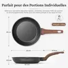 Poêle YASHE 20 cm grise, 0,77 L, antiadhésive et induction Voir les images du produit 5