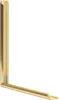 A gold-colored picture frame corner is shown against a white background. Produktbild-Vorschau