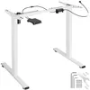 tectake® Höhenverstellbarer Schreibtisch Piotr 85 - 129 x Produktbild-Vorschau 1