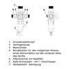 AQUA HEATING Druckminderer Wasser mit Manometer und Produktbild-Vorschau 2