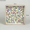 Softglas-Mosaiksteine "Bunter Mix", 500 g, ca. 525 Stück, Produktbild-Vorschau 4