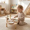 Sweiko Kinder Schlagzeug 4-in-1 Montessori Musikinstrumente Produktbild-Vorschau 1
