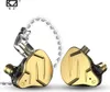 A pair of gold and black in-ear monitor headphones with a clear braided cable, presented against a white background. The brand logo is visible in the top left corner. Produktbild-Vorschau