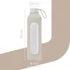 Bouteille en verre Wessper avec housse en silicone – 1 L – Voir les images du produit 4