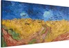 Italienischer Leinwand Leinwandbild - Wheatfield With Crows Produktbild-Vorschau 1