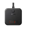 Baseus PowerCombo Universal Steckdosenleiste Indoor Schwarz Produktbild-Vorschau 2