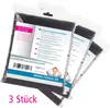A close-up shot of three packaged activated carbon filters against a white background. Produktbild-Vorschau