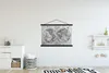 MuchoWow® Textilposter Weltkarte - Vintage - Papyrus - Produktbild-Vorschau 2