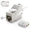 deleyCON Modulo keystone CAT 6a, connettore STP RJ45, 500 Anteprima dell’immagine prodotto 2