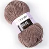 A ball of YarnArt Dolce chenille yarn in beige-gray. Náhľad obrázku produktu