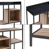 Standregal 'Belana' Bücherregal 137 x 70 x 33 cm mit 9 Produktbild-Vorschau 6