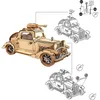 3D Holz Puzzle Spiele Montage Vintage Auto Modell für Produktbild-Vorschau 2