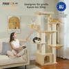 PAWZ Road Kratzbaum Grosse Katzen stabil mit 11cm Stämme, Produktbild-Vorschau 2