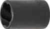 A close-up, side view of a black specialty socket wrench. Produktbild-Vorschau