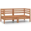 The Living Store 2-Sitzer-Gartensofa Honigbraun Massivholz Produktbild-Vorschau 2