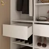 Kleiderschrank Livinity Trento Weiß mit 2 Schubladen, Model Produktbild-Vorschau 5