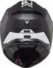 LS2 FF811 Casco Vector II Splitter, nero/bianco, M (57/58) Anteprima dell’immagine prodotto 3