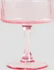 HOMLA DOLORE rosa geriffeltes Glas 0,23 l Produktbild-Vorschau 1