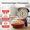 KLAMER Pizzaofen elektrisch, Pizza Ofen mit ⌀ 31cm, 1200W, Produktbild-Vorschau 5