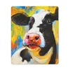 MuchoWow® Mauspad Mousepad Gemälde - Ölfarbe - Kuh - Tiere Produktbild-Vorschau 1
