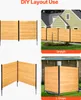 VEVOR recinzione in legno per la privacy, 96,5 cm L x 107,7 Anteprima dell’immagine prodotto 5