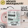 Ärztin Geschenk Becher Tasse Gott Schuf Alle Menschen Produktbild-Vorschau 3
