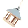 Outdoor Holz Vogelhaus geformt Feeder Lebensmittelbehälter Produktbild-Vorschau 2