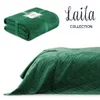 Narzuta na łóżko LAILA Velvetowa 260x280 butelkowa zieleń Podgląd zdjęcia produktu 2