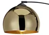 Teamson Home Arquer Bogenlampe in Gold mit schwarzem Produktbild-Vorschau 5