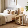 Beistelltisch mit Kratzbaum und Katzenbett, Katzenhaus mit Produktbild-Vorschau 4