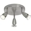 Brilliant LED Wand- & Deckenleuchte Spot Amalfi Chrom matt Produktbild-Vorschau 2