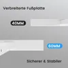 HOMAVO weiss Gestell für Schreibtisch Höhenverstellbar Produktbild-Vorschau 3