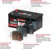 Langzeit LKW Batterie 12V 140Ah 1000AEN SMF Batterie Produktbild-Vorschau 3