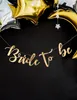 Baner Bride to be, złoty, 80x19cm Podgląd zdjęcia produktu 9